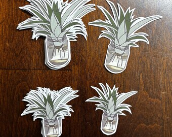 Pineapple in a jar sticker