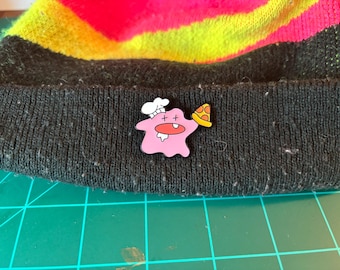Ditto Eating Pizza Pin