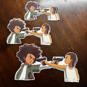 Riley en Huey sticker