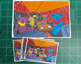 Custom Grateful Dead “shaggy casino” Sticker