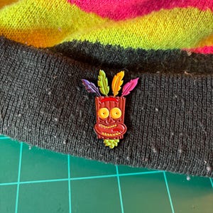 Custom Tiki Rick Pin