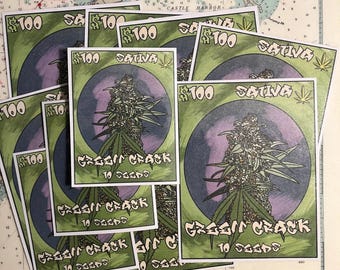 Green Crack weed seed pack sticker *pls read description before you order……*