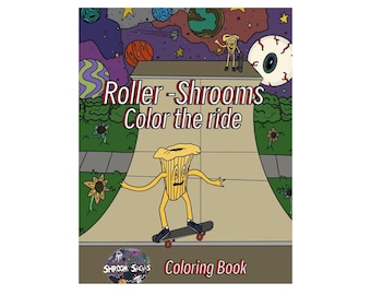 Roller-Shrooms 25 coloring pages Digital Shroom Sagas