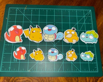 Derpy Pokemon Sticker Packs