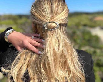 Fermaglio per capelli Apolline - 6,4 cm - accessorio per capelli chic - fatto a mano - prodotto in Francia