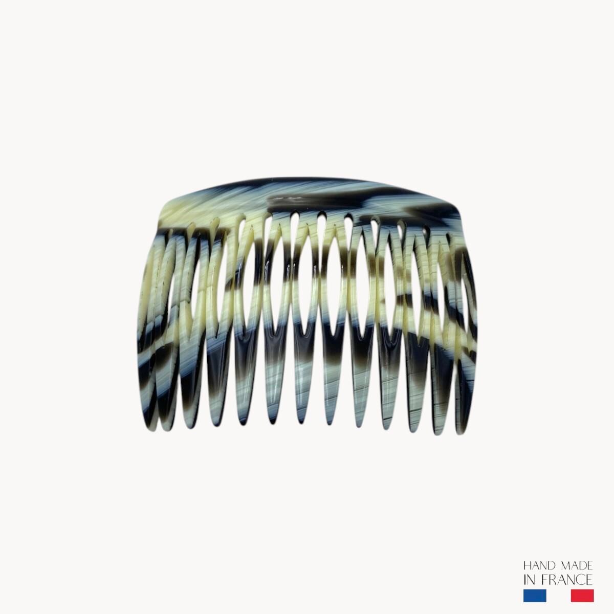 Cellulose Acetate Grip Tooth Horn Hair Comb, 13 Teeth 