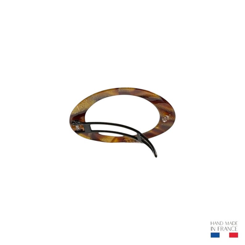 Apolline Haarspange – 6,4 cm – elegantes Haaraccessoire – handgefertigt – hergestellt in Frankreich Bild 11