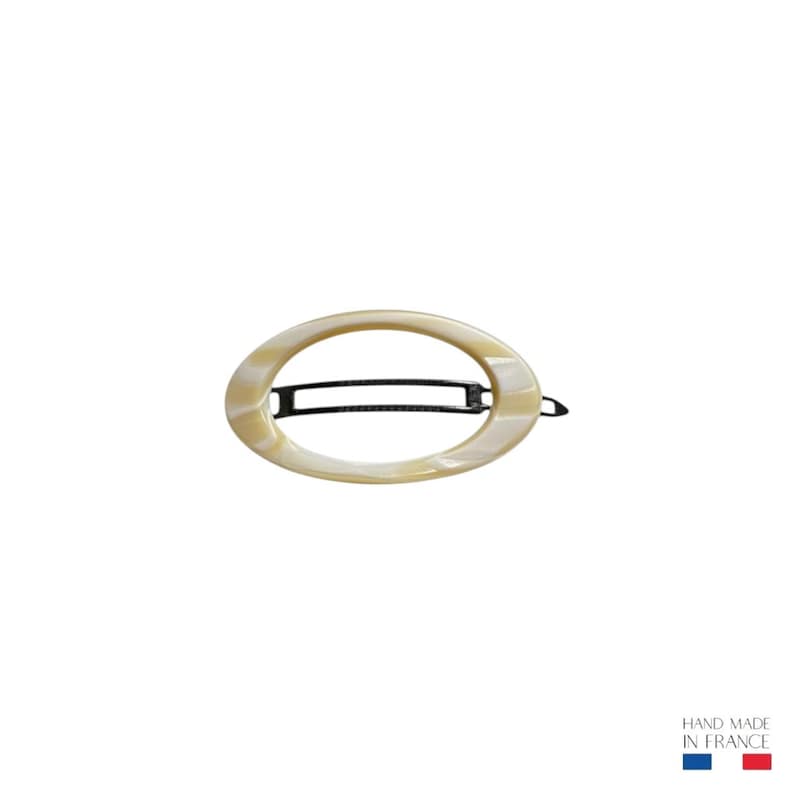 Apolline Haarspange – 6,4 cm – elegantes Haaraccessoire – handgefertigt – hergestellt in Frankreich Alba