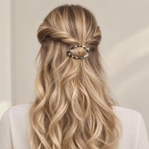 Apolline Haarspange – 6,4 cm – elegantes Haaraccessoire – handgefertigt – hergestellt in Frankreich