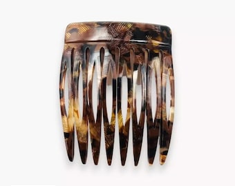 8-tanden haarkam - Sologne - haaraccessoire - dameskam - handgemaakt - gemaakt in Frankrijk