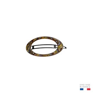 Apolline Haarspange – 6,4 cm – elegantes Haaraccessoire – handgefertigt – hergestellt in Frankreich Onyx