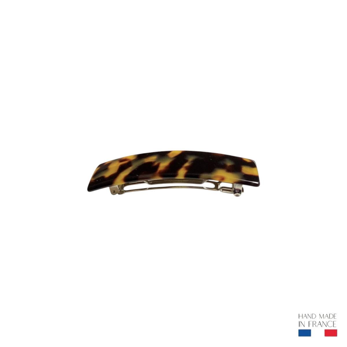 Rectangle Hair Clips Pair Cellulose Acetate Elegant French Style Accessory Sophie Cellulose Acetate Rectangle Hair Clip, Made in France  main image 2