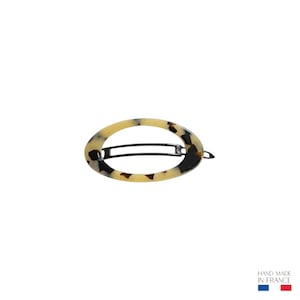 Apolline Haarspange – 6,4 cm – elegantes Haaraccessoire – handgefertigt – hergestellt in Frankreich Écaille claire