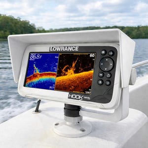 Lowrance Hook Reveal 7 Sunshade – Anti-Glare Fish Finder Screen Visor - Fathers Day