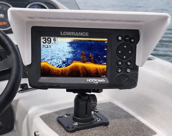 Lowrance Hook Reveal 5 Sunshade – Anti-Glare Fish Finder Screen Visor - Fathers Day
