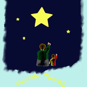 Twinkle Twinkle Little Star Nursery Art Print (Digital)