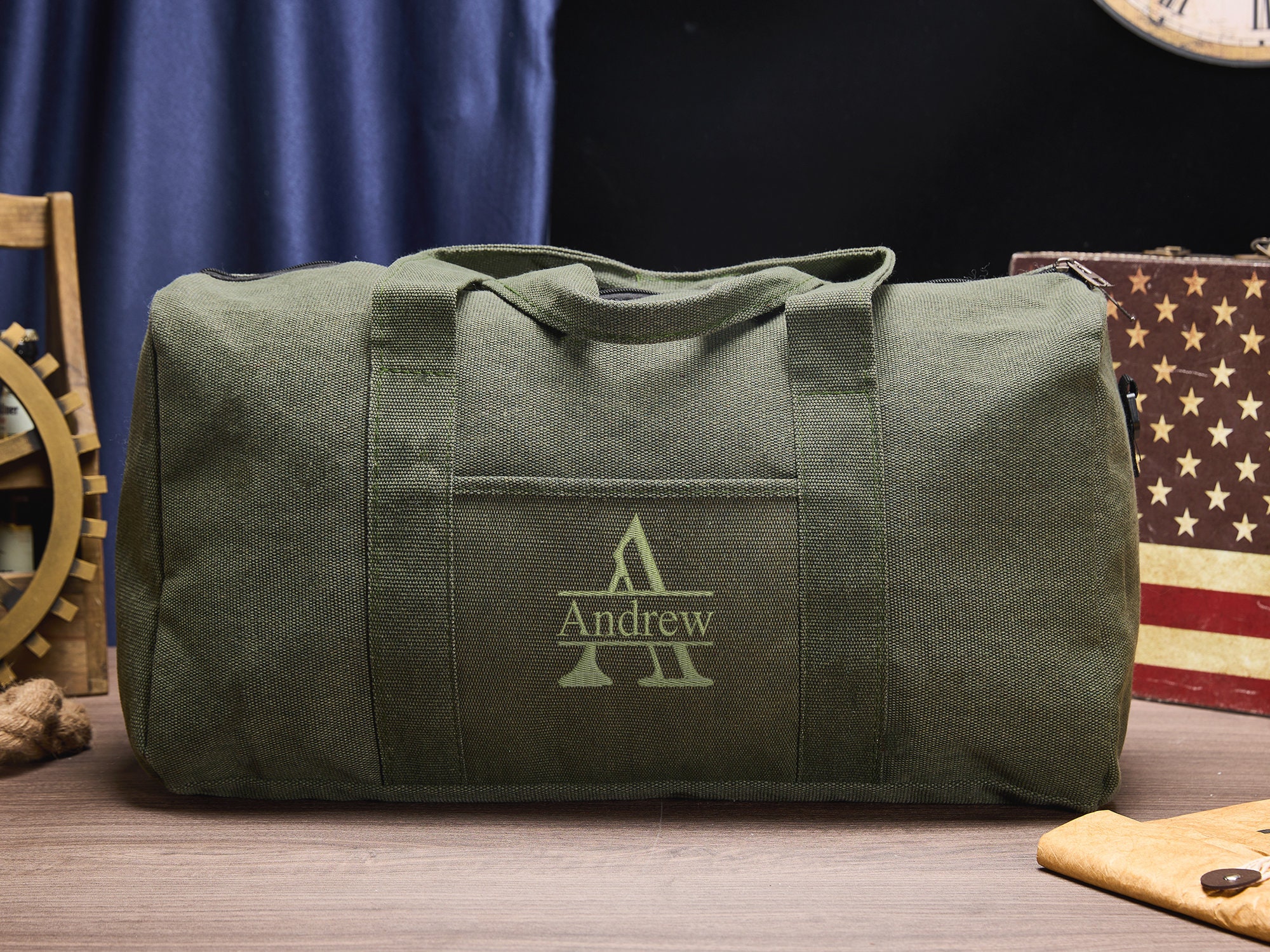 Personalized Weekend Bag for Mencanvas Holdallweekender Bagcustom