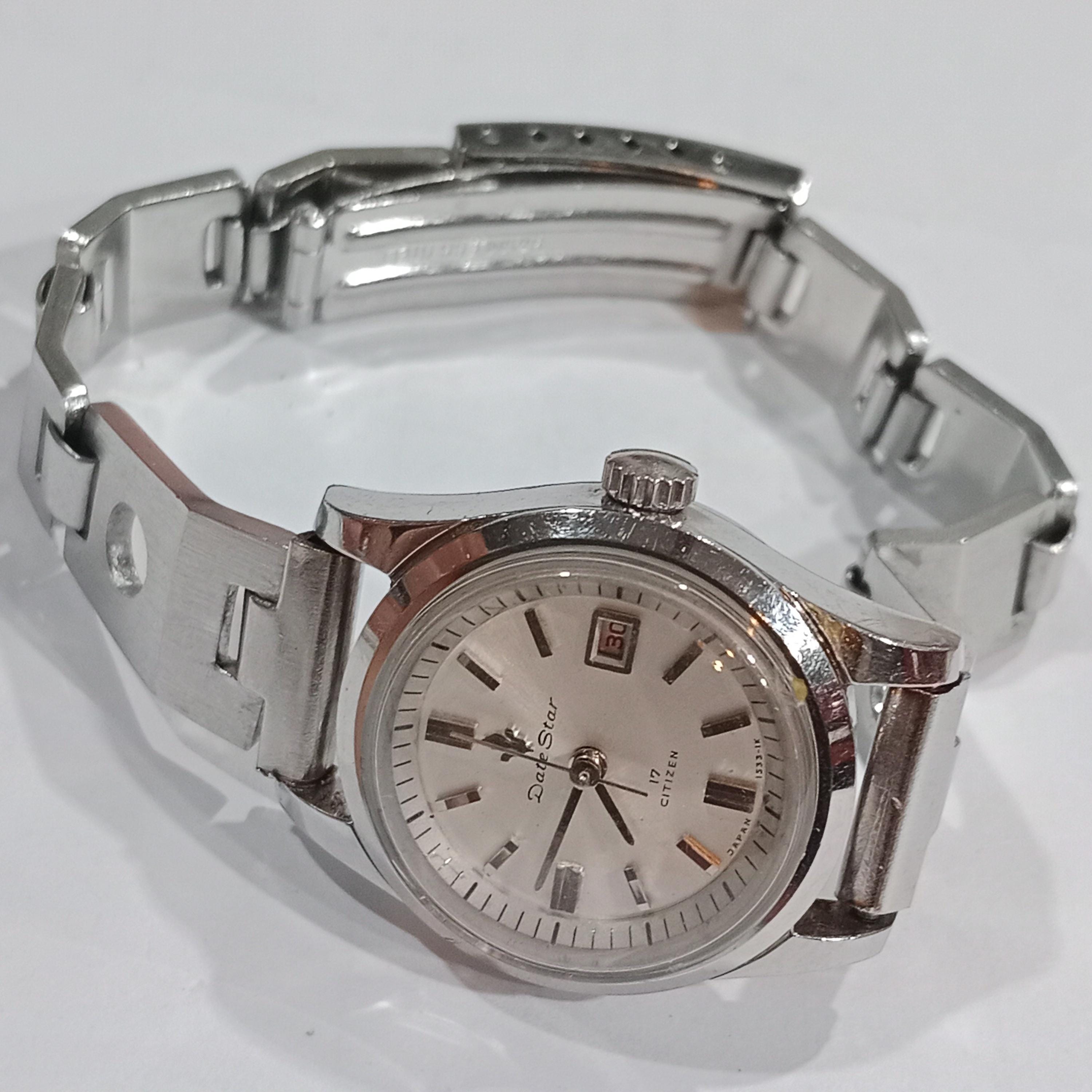 Vintage Citizen Ladies Automatic Watch Date Silver Dial  display picture 2