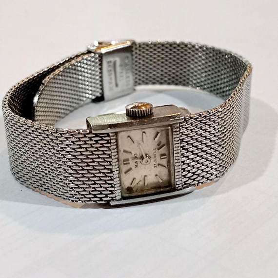 Rado vintage hand winding ladies silver watch RADO Silky Vintage Hand-Winding Watch - Silver Dial, Women main image 4