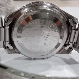 Reloj vintage de regalo para hombre Seiko Sportsmatic Deluxe 7619 Reloj automático 25 joyas Fondo de caja Dolphin imagen 3