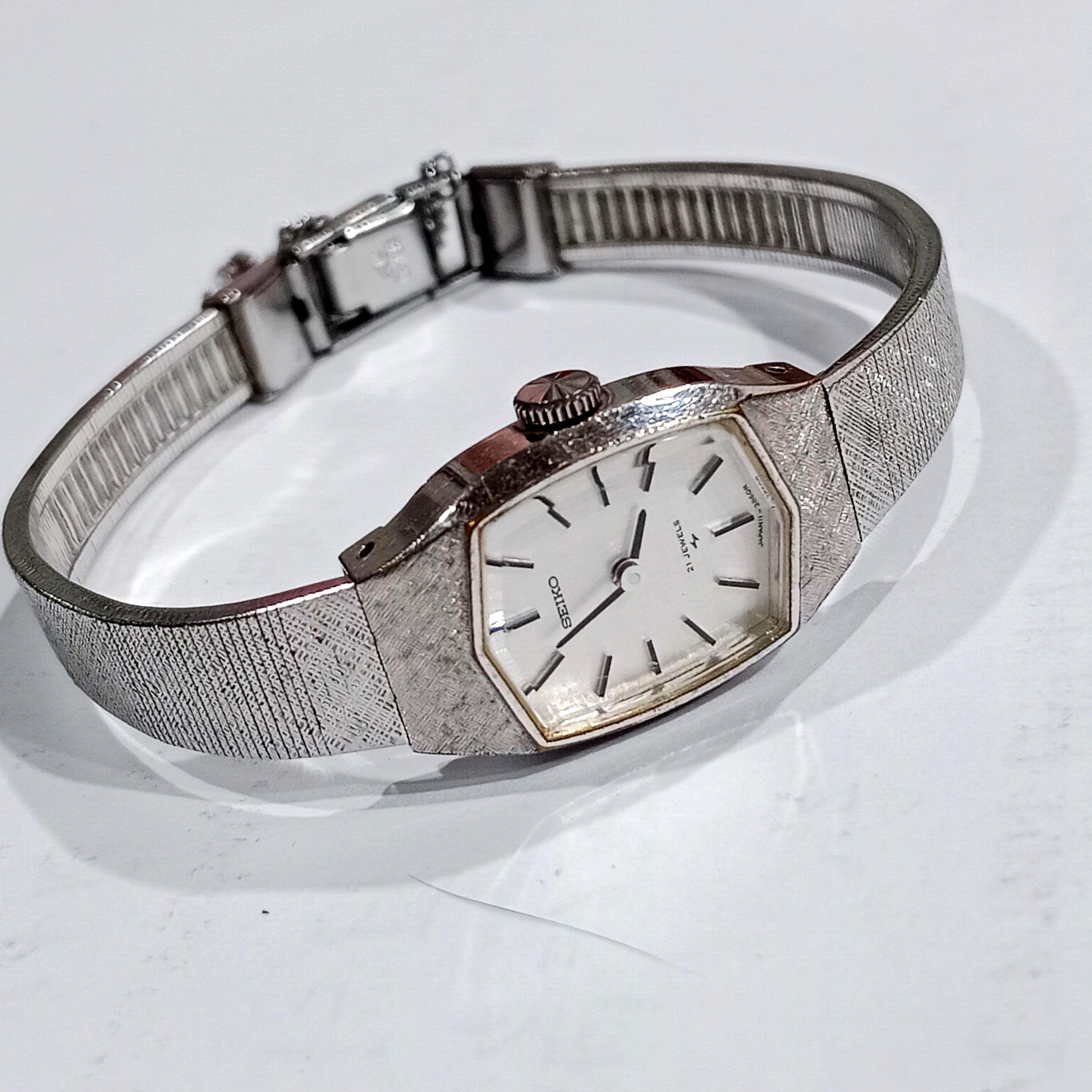 その他 wmjp Vintage Seiko Women's Watch: 21 Jewels, WGP Case, Stainless Steel