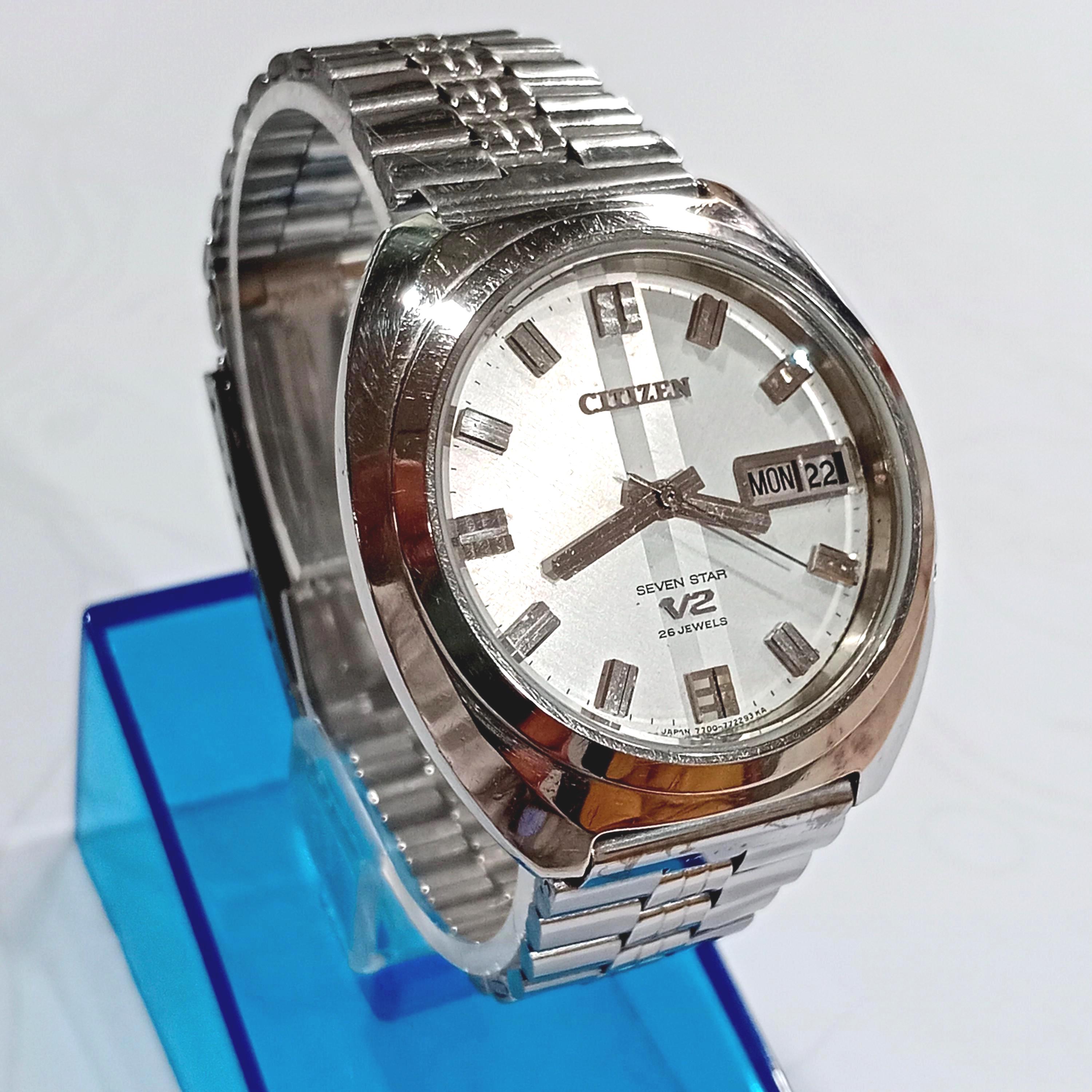 Gift Vintage Men's Watch Citizen Seven Star V2 Automatic Day-date Gift Vintage Men's Watch Citizen Seven Star V2 Automatic Day-date
