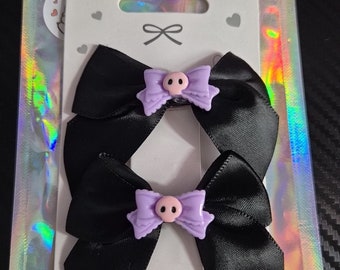 Mini Kuromi Bows (Purple)