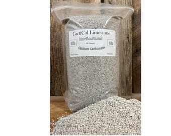 CactiCal – Horticultural Limestone Granules for Cactus, Bonsai & Succulents - Calcium Carbonate Pumice Alternative