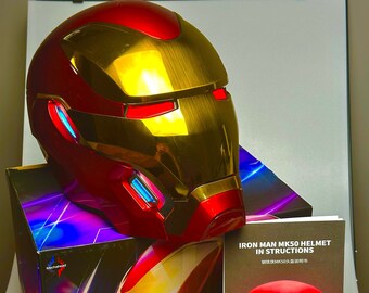 Marvel Ironman Mask MK50 Mark L - Marvel Avengers MK50 - Entièrement opérationnel, livraison gratuite dans le monde entier, cadeau d'anniversaire, pièce de collection