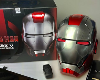 Marvel Avenger MK5 Iron Man Helm 2.0 matt silber elektrischer Ironman