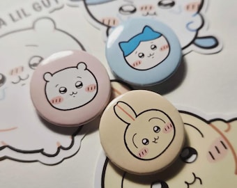 Chiikawa Hachiware Usagi Button Pins