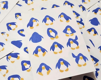 Penguin Riso Print