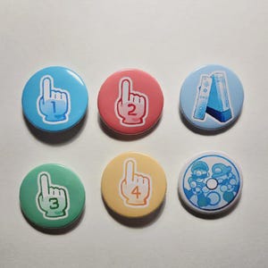 Wii Button Pins