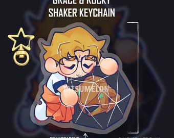 LAST CHANCE Project Hail Mary Grace and Rocky Shaker Keychain