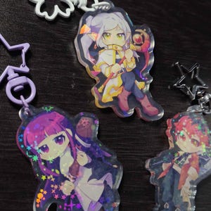 Frieren Wandering Mage Anime Keychain/Charm 2.5&quot;