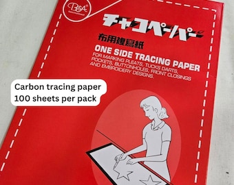 Carbon Tracing Paper Transfer Patterns to Fabric 100 sheets per pack