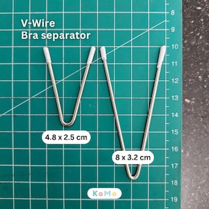 V Bra Separator Wire for Underwear, Swimwear, Lingerie, Dresses Bra Making Supplies