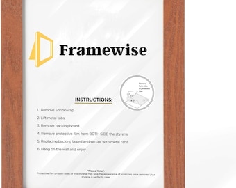 70x50 cm Black Picture Frame: Modern Poster Frame
