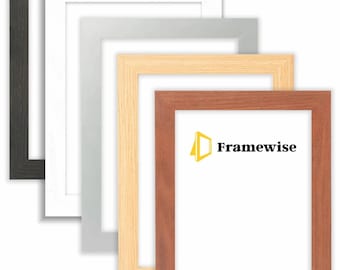 80x60 cm Modern Photo Frame: Oak, Walnut, White, Rectangular