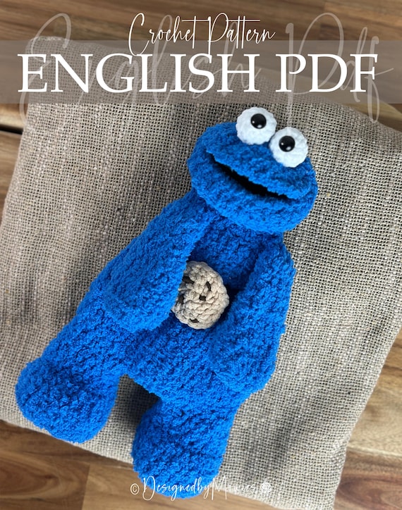 Cute Crochet Pattern – Exclusive, Unique Interactive Amigurumi Toy – PDF Pattern - Low sew- video support