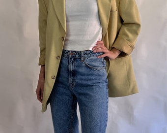 Second Hand Blazer Lime Green