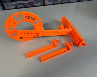 Measuring gauge Fitment Tool / Wheel Fitment Tool WFT rim adaptation rim fit measuring tool rim simulation tuning