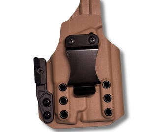 Springfield Armoury Hellcat Pro W/ Olight Baldr Mini IWB oder OWB Light Bearing Kydex Holster