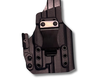 Canik Mete MC9 Prime + Olight PL-Mini 3 – IWB o OWB / Con soporte para linterna, compatible con óptica / Hecho a mano en EE. UU.