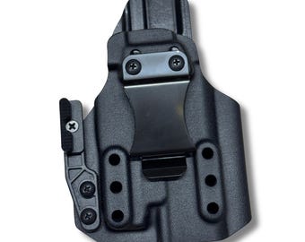 Funda de Kydex Springfield Armory Prodigy de 3,5" + Olight Baldr Mini – Compatible con linterna, con corte para óptica, hecha a mano en EE. UU.