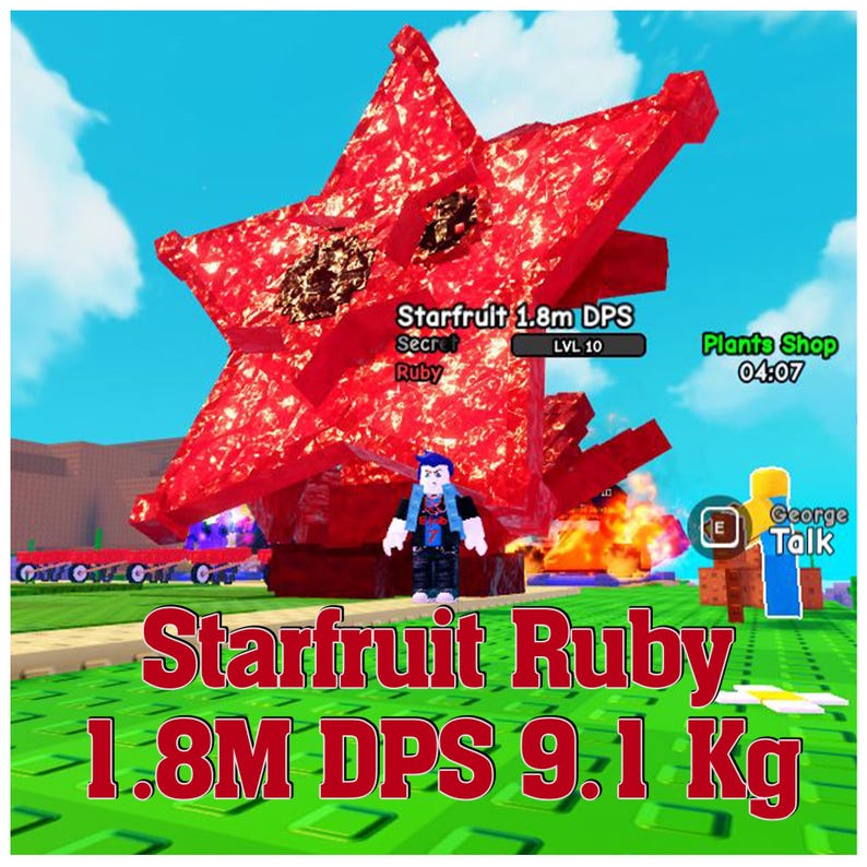Huge Starfruit (4.4Kg) | Roblox Plants Vs. Brainrots, Video Gaming