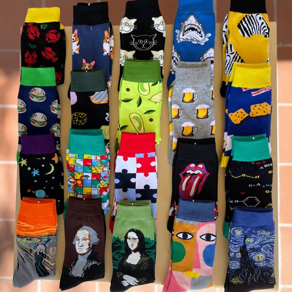 Colorful Socks - Etsy