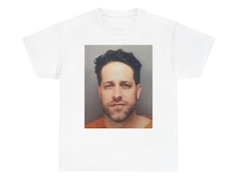 Prison Pete Mugshot Portrait Tee | Photo Face Print Shirt