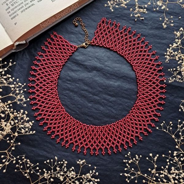 Handmade necklace "Silyanka"