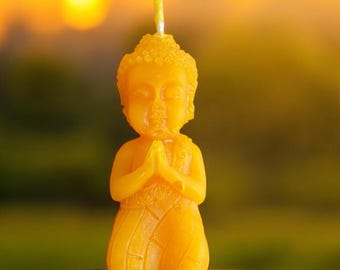 Buddhist Monk - Candle made from organic beeswax